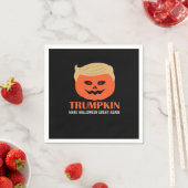 Trumpkin Halloween Great Again Funny Spooky P Serviette (Beispiel)