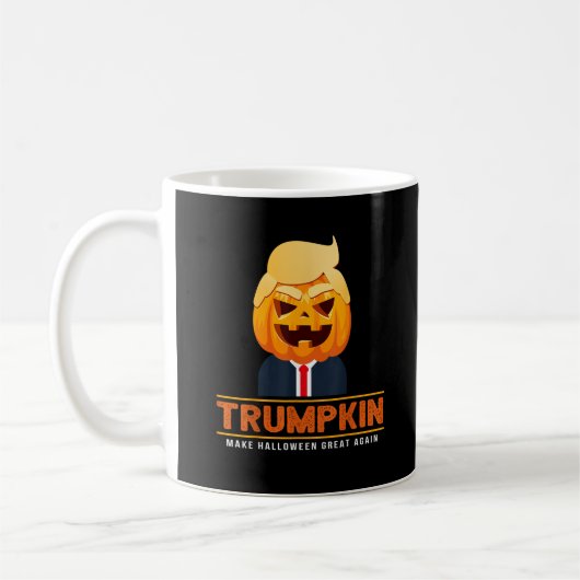 Trumpkin Halloween Great Again Halloween Kaffeetasse (Links)