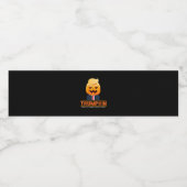 Trumpkin Halloween Great Again Halloween Wasserflaschenetikett (Einzelnes Label)