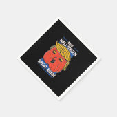 Trumpkin Halloween Great Again Pumpkin Serviette (Ecke)