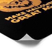 Trumpkin Halloween Great Halloween Desi Poster (Ecke)