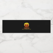 Trumpkin Halloween Great wieder Kurz Funny Ha Wasserflaschenetikett (Einzelnes Label)