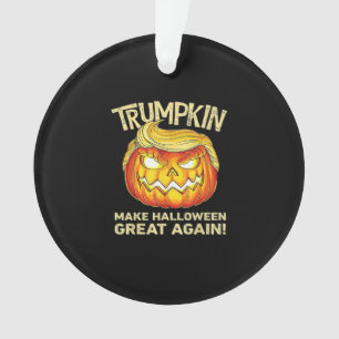 Trumpkin Halloween Great wieder Men Funny Clas Ornament
