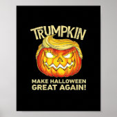 Trumpkin Halloween Great wieder Men Funny Clas Poster (Vorne)