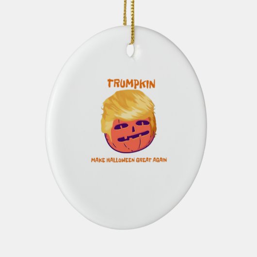 Trumpkin, Halloween immer wieder groß Keramik Ornament (Rechts)