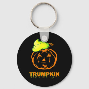 Trumpkin Halloween-Kürbiskuchen-Schlamm Lustige Sc Schlüsselanhänger