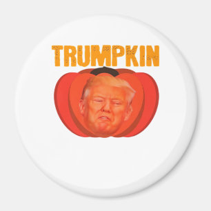 Trumpkin Halloween Kürbislaterne Graphic Funny Magnet