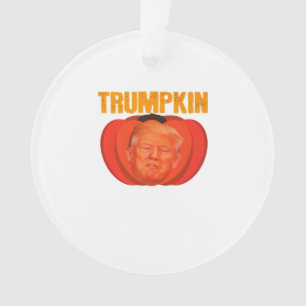 Trumpkin Halloween Kürbislaterne Graphic Funny Ornament