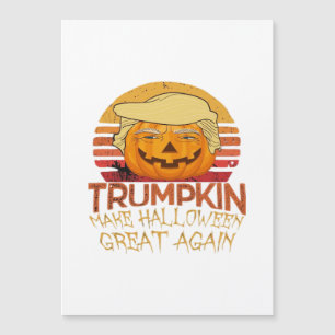 Trumpkin Halloween Lustig Klassiker Magnetkarte