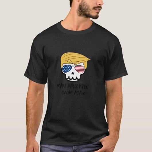 Trumpkin Halloween Make Halloween Great Again Funn T-Shirt (Vorderseite)