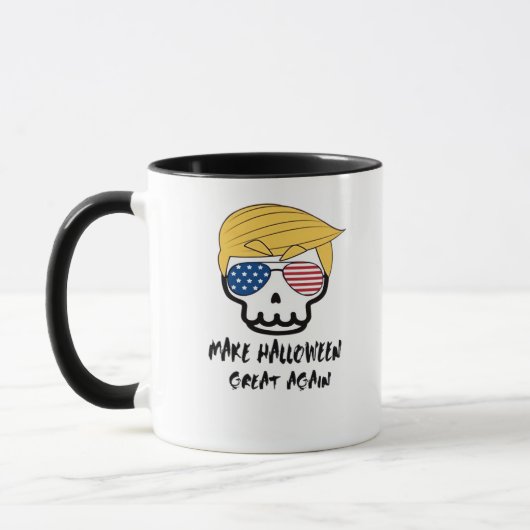 Trumpkin Halloween Make Halloween Great Again Funn Tasse (Links)