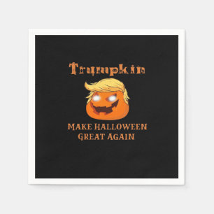 Trumpkin Halloween - Make Halloween Great Again Pu Serviette