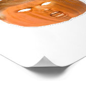 Trumpkin Halloween Mask Classic Poster (Ecke)