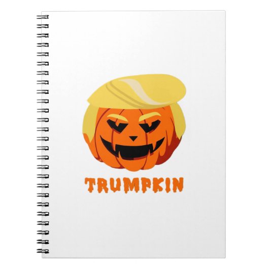 Trumpkin Halloween Notizblock (Vorderseite)