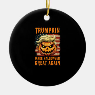 Trumpkin Halloween Pumpkin Halloween Great Ag Keramik Ornament