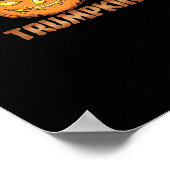 Trumpkin - Halloween Pumpkin Poster (Ecke)