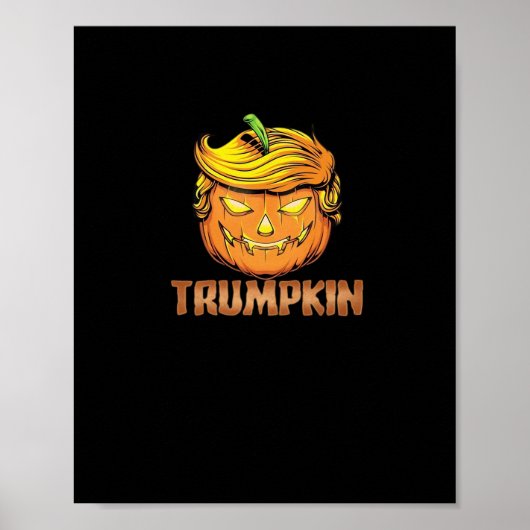 Trumpkin - Halloween Pumpkin Poster (Vorne)