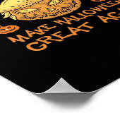 Trumpkin Halloween Pumpkin Poster (Ecke)