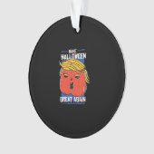 Trumpkin Halloween Pupmkin Classic Ornament (Vorderseite)