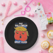 Trumpkin Halloween Pupmkin Classic Pappteller (Party)