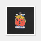 Trumpkin Halloween Pupmkin Classic Serviette (Vorderseite)