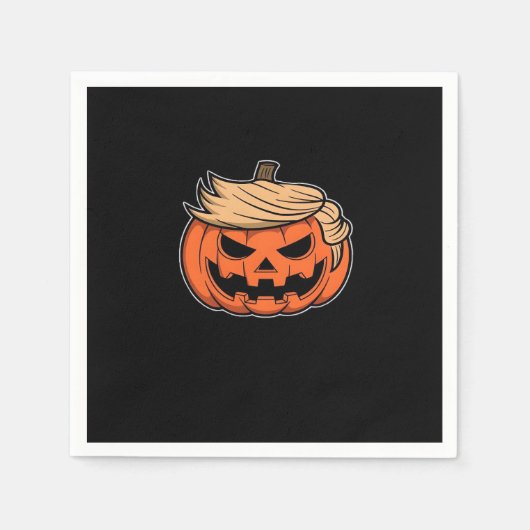 Trumpkin Halloween Serviette (Vorderseite)