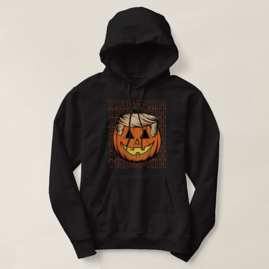 Trumpkin Halloween Trump Pumpkin Hoodie (Design vorne)
