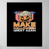 Trumpkin Halloween Vintages politisches Funny Poster (Vorne)