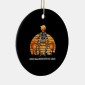 Trumpkin Halloween wieder Gym Fitness Funny Keramik Ornament (Rechts)