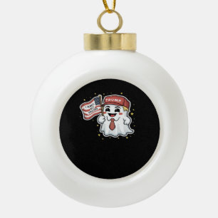 Trumpkin, ich werde immer gehosted, Halloween, Spo Keramik Kugel-Ornament