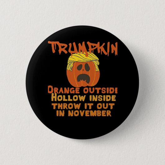 Trumpkin Inside Throw Out November Classic Button (Vorderseite)