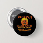 Trumpkin Inside Throw Out November Classic Button (Vorne & Hinten)