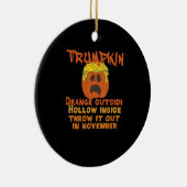Trumpkin Inside Throw Out November Classic Keramik Ornament (Rechts)
