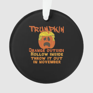 Trumpkin Inside Throw Out November Classic Ornament