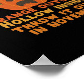 Trumpkin Inside Throw Out November Classic Poster (Ecke)