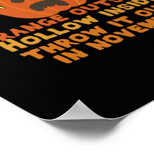 Trumpkin Inside Throw Out November Classic Poster (Ecke)