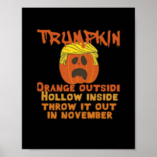 Trumpkin Inside Throw Out November Classic Poster