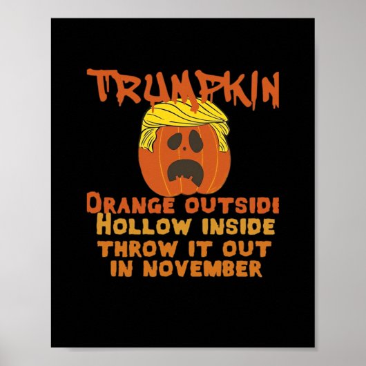 Trumpkin Inside Throw Out November Classic Poster (Vorne)