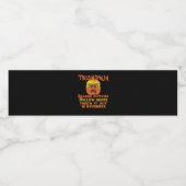 Trumpkin Inside Throw Out November Classic Wasserflaschenetikett (Einzelnes Label)