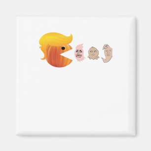Trumpkin isst Demokraten Classic - Satirehalle Magnet