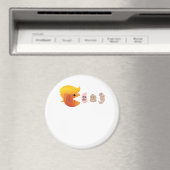 Trumpkin isst Demokraten Classic - Satirehalle Magnet (In Situ (Geschirrspüler))