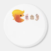 Trumpkin isst Demokraten Classic - Satirehalle Magnet (Vorne)