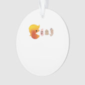 Trumpkin isst Demokraten Classic - Satirehalle Ornament (Vorderseite)