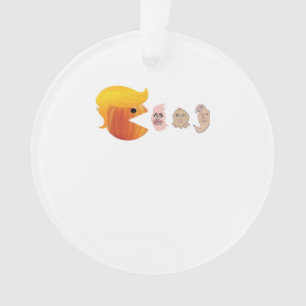 Trumpkin isst Demokraten Classic - Satirehalle Ornament