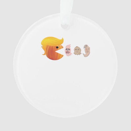 Trumpkin isst Demokraten Classic - Satirehalle Ornament (Vorderseite)
