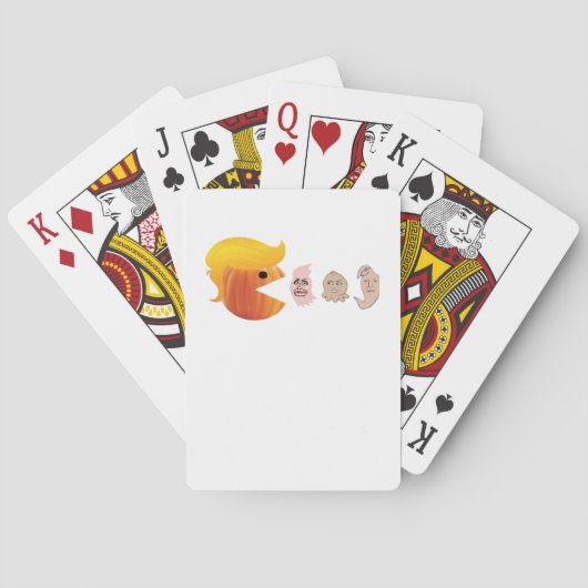 Trumpkin isst Demokraten Classic - Satirehalle Spielkarten (Rückseite)