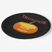 Trumpkin Jack-O-Lantern Classic Pappteller (Schrägansicht)