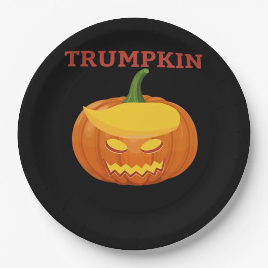 Trumpkin Jack-O-Lantern Classic Pappteller (Vorderseite)