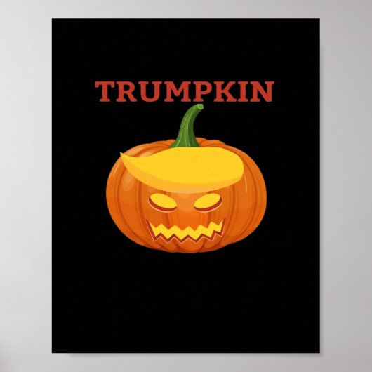 Trumpkin Jack-O-Lantern Classic Poster (Vorne)