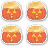 Trumpkin Jack O'Lantern Aufkleber (Vorderseite)